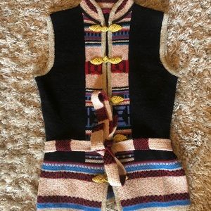 Matthew Williamson Knitted Belted Vest size Small